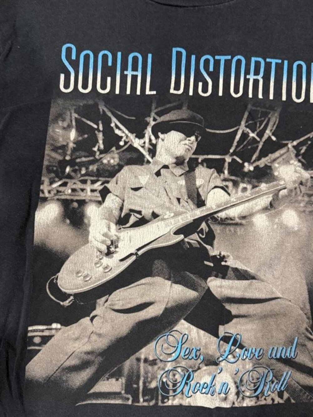 Vintage Social Distortion Y2K Black Band Tee
